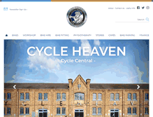 Tablet Screenshot of cycle-heaven.co.uk